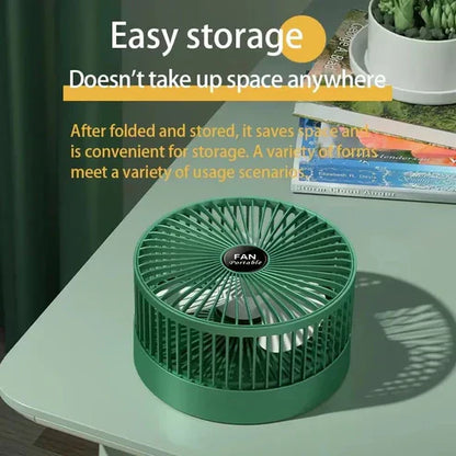 USB Rechargeable Fans That Is Foldable